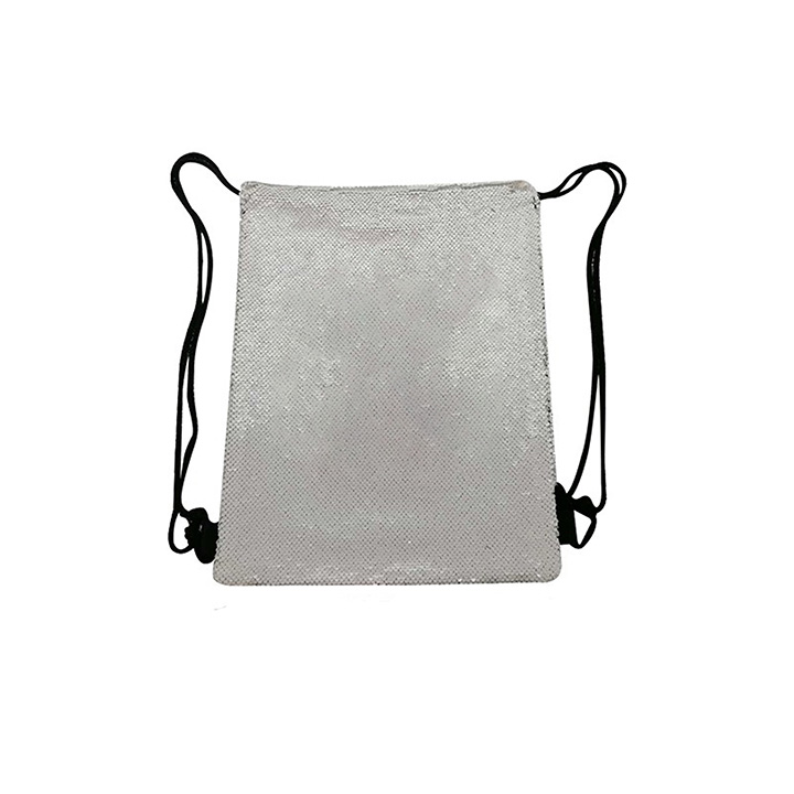 Sublimation Sequins Drawstring Bag Waterproof Back 42x33cm - Uniprint
